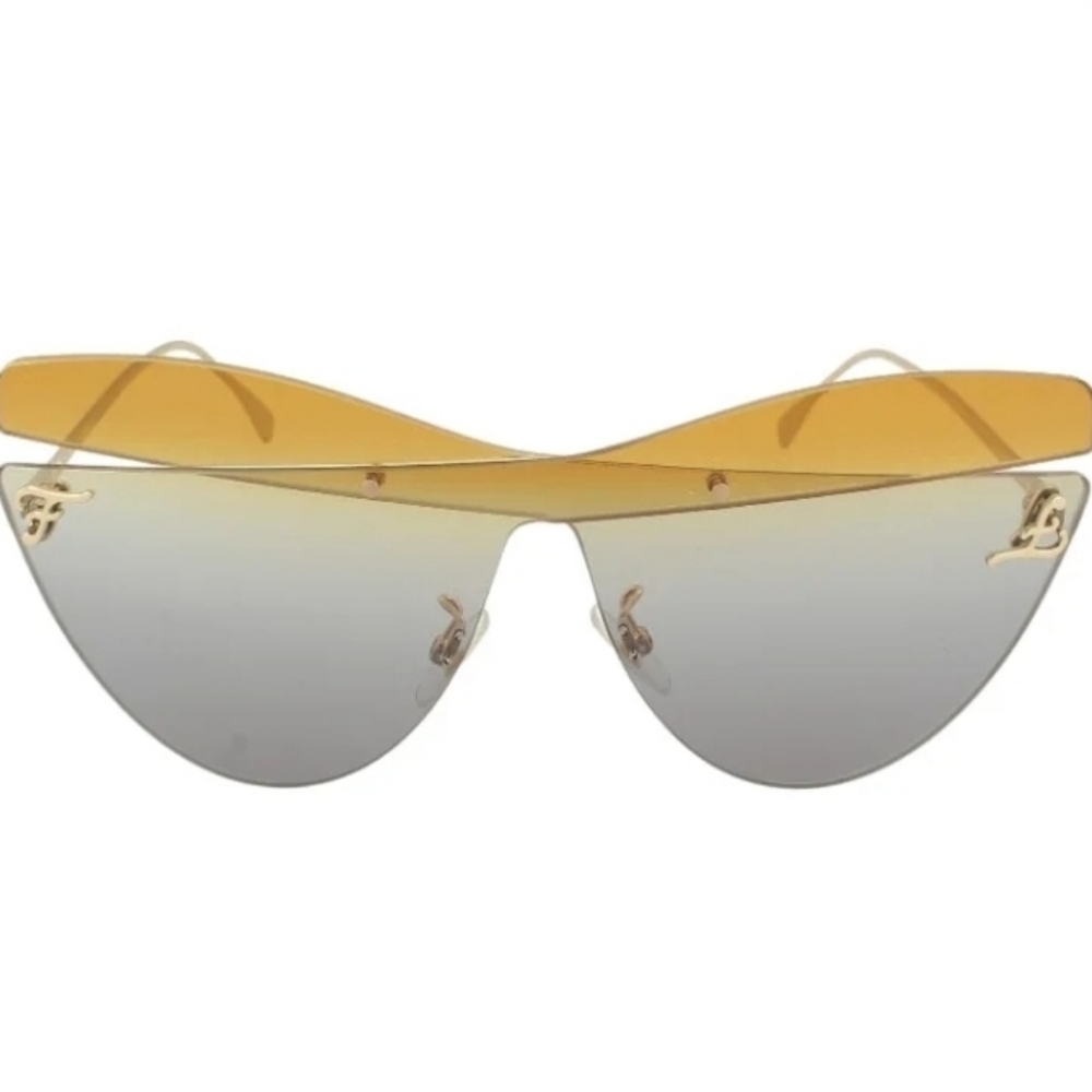 Fendi FF Kalligraphy Cat Eye Sunglasses